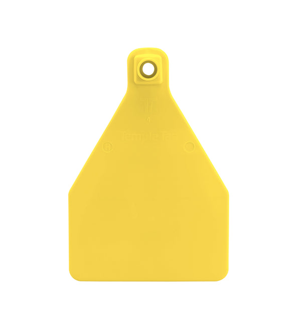 TEMPLE TAG Herdsman Tamperproof Medium Calf Blank Ear Tag with Button (25/bag)