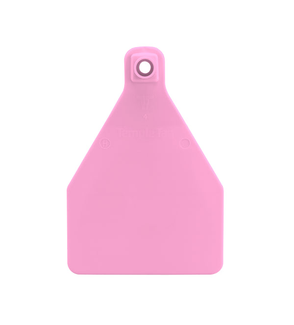 Temple Herdsman Large Cow Blank Ear Tags with Buttons (25/Bag)