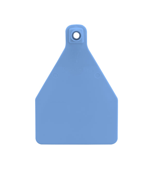 Temple Herdsman Large Cow Blank Ear Tags with Buttons (25/Bag)