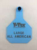 Y-Tex AA Large 4* Numbered 2 Sides Tag With Button